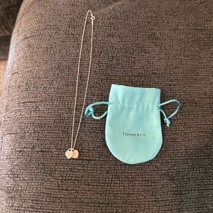 women’s Tiffany and Co heart necklace